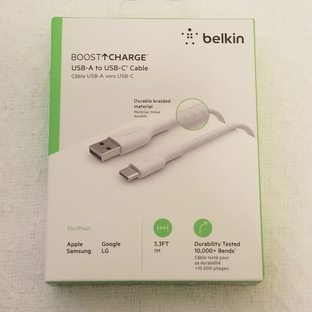 Belkin Boost Charge USB-A to USB-C 3.3ft. Cable